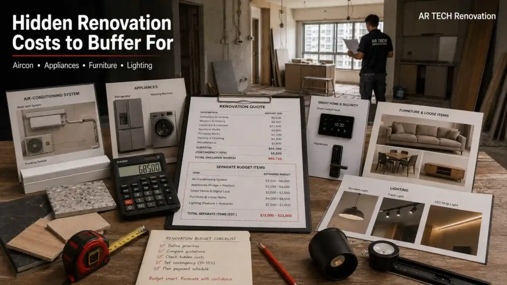 Hidden 5-room BTO renovation costs for aircon, appliances, furniture and lighting