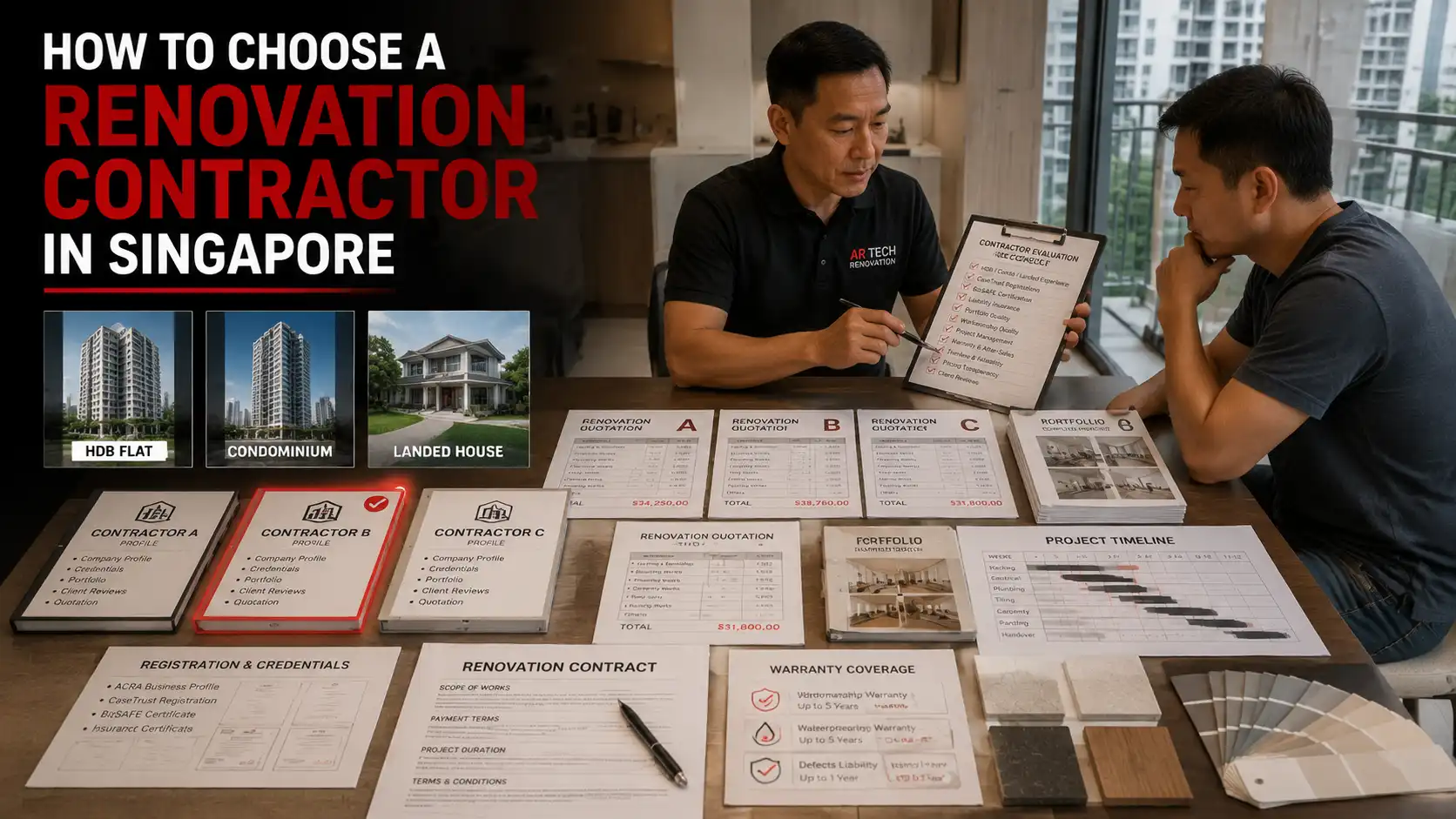 How to choose a renovation contractor in Singapore