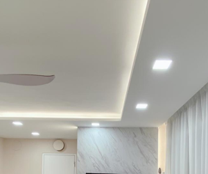 Safe electrical wiring and modern lighting installation works for complete property upgrades
