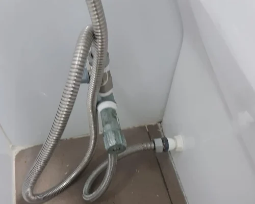 Plumbing and sanitary installation completed before interior finishing works
